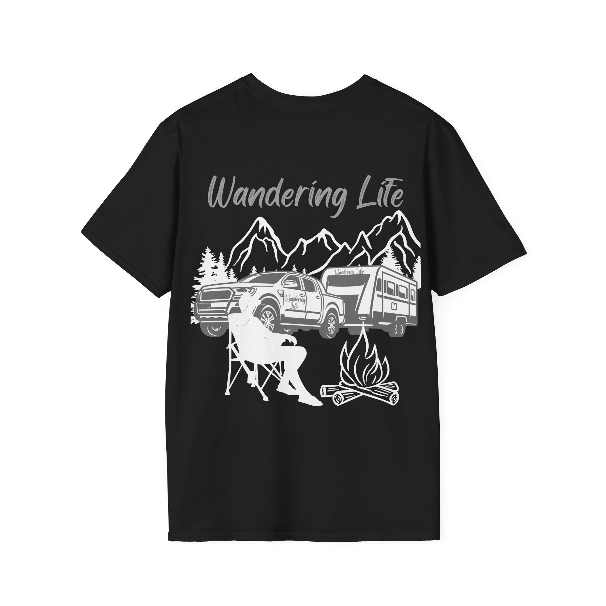 Wandering Life T-Shirt Uni-Sex 100% Cotton