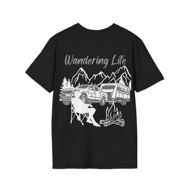 Wandering Life T-Shirt Uni-Sex 100% Cotton