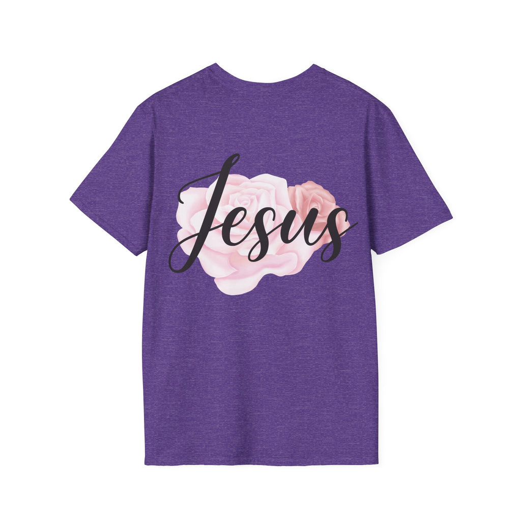 Jesus Flower T-Shirt Uni-Sex 100% Cotton