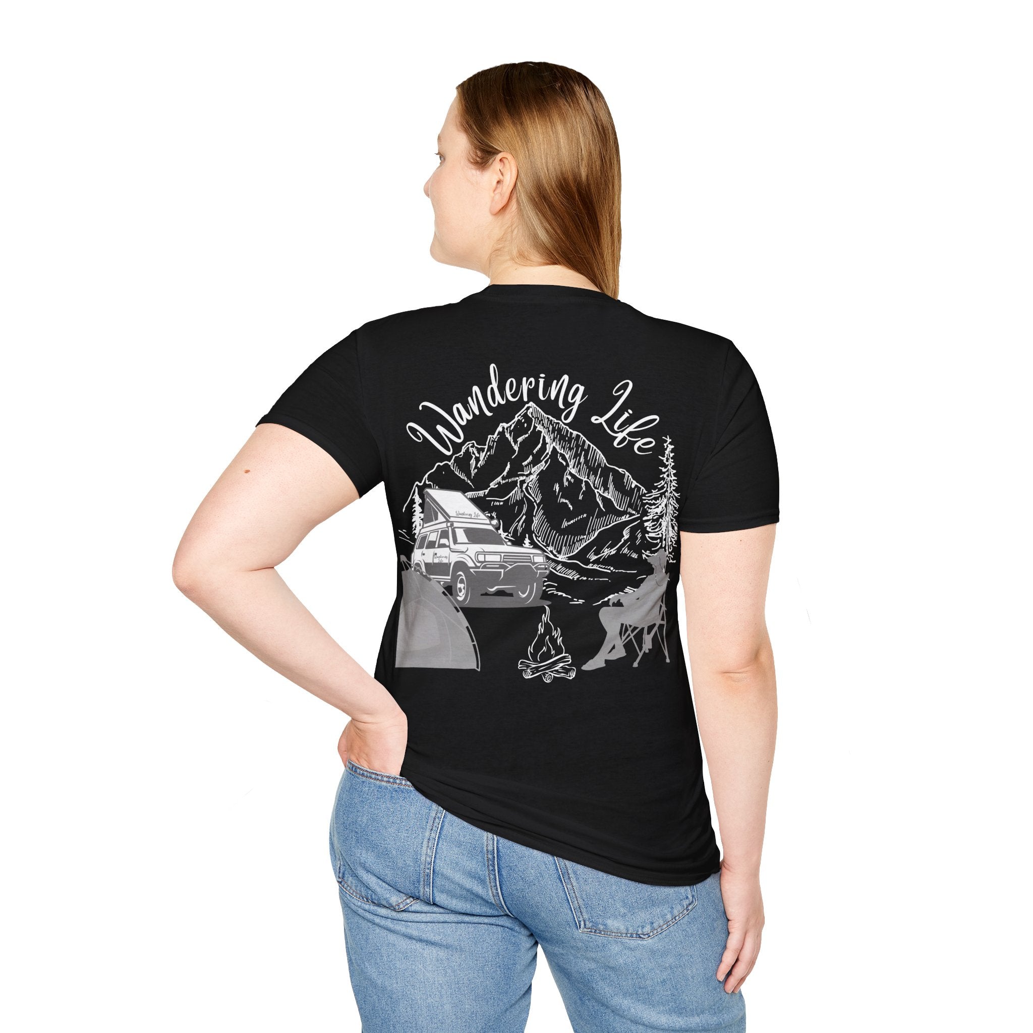 Wandering Life LandCruiser T-Shirt Uni-Sex 100% Cotton