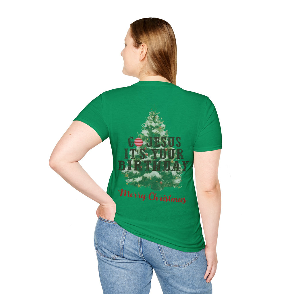 Jesus Birthday/Christmas T-Shirt Uni-Sex 100% Cotton