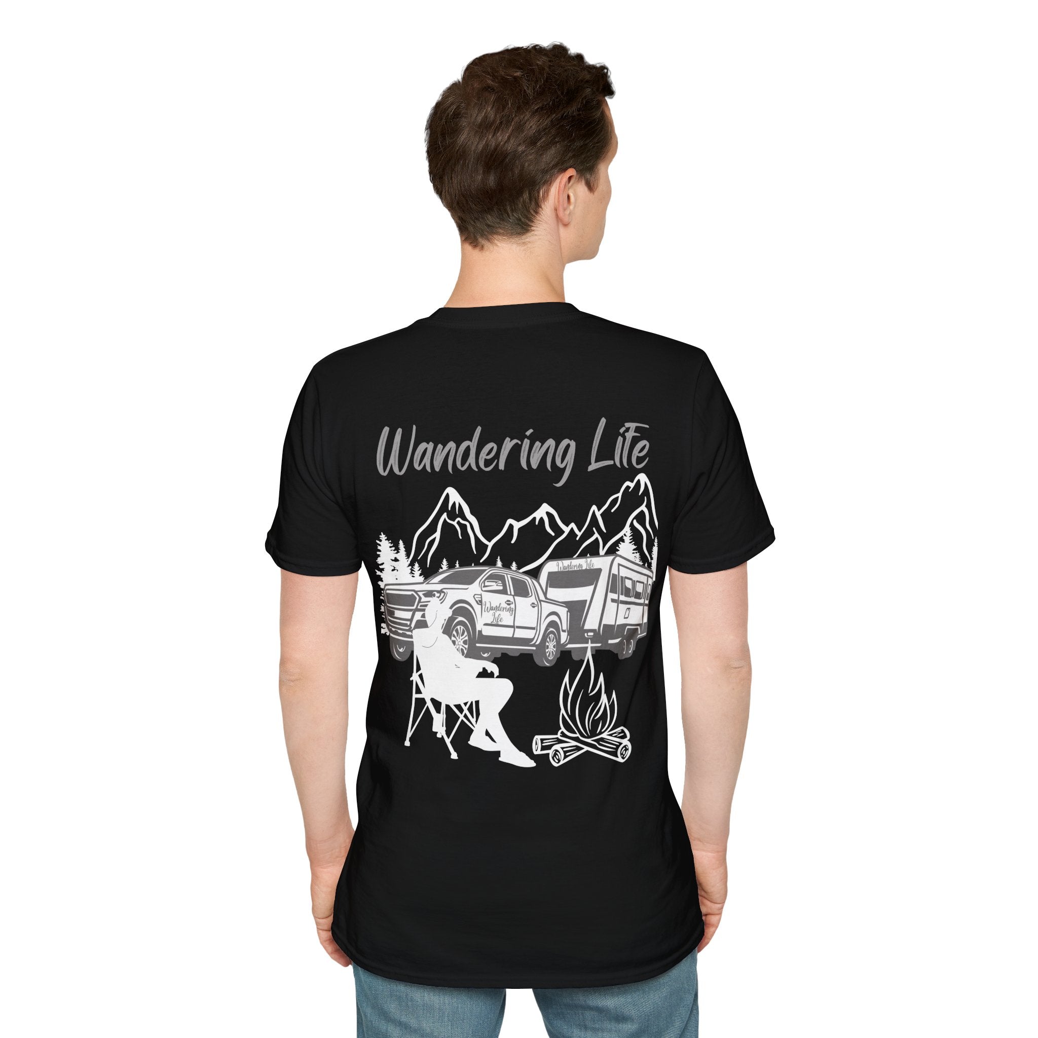 Wandering Life T-Shirt Uni-Sex 100% Cotton
